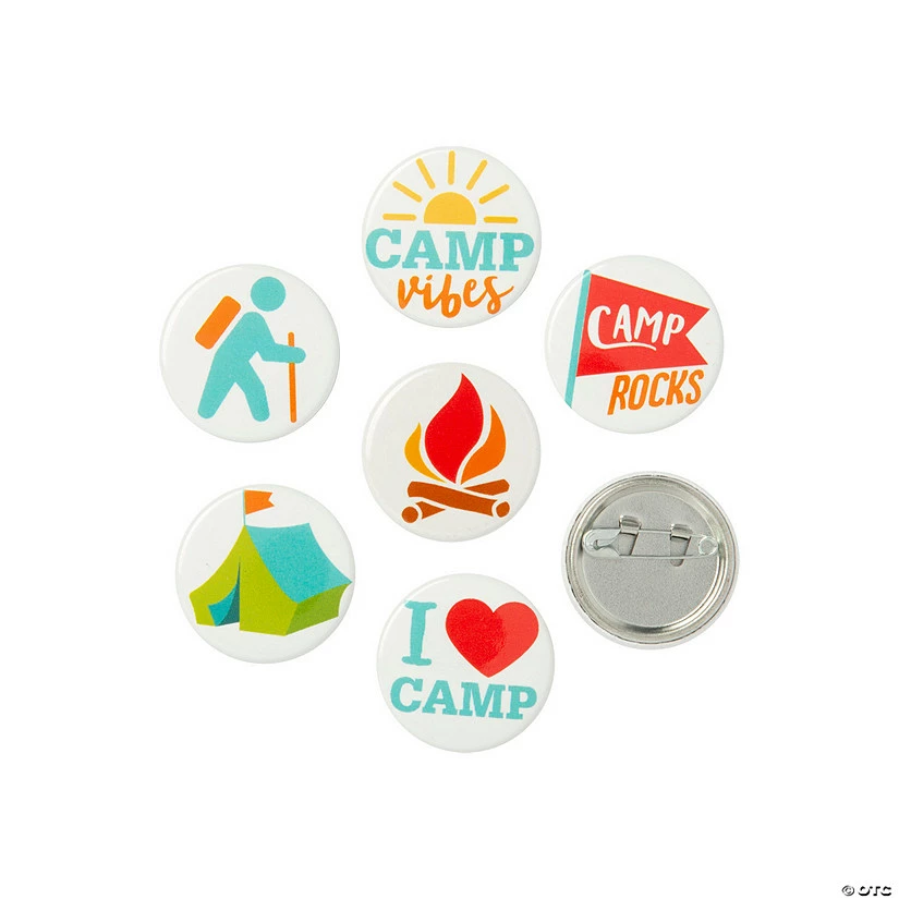 Brand new ๐ฏ Camp Mini Buttons - 48 Pc. ๐ - Image 2