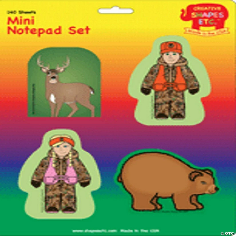 Deals ๐ฅ Creative Shapes Etc. - Mini Notepad Set - In-season ๐ - Image 2