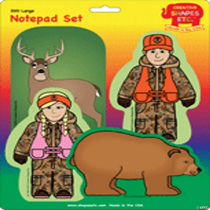 Promo 🛒 Creative Shapes Etc. - Large Notepad Set - Outdoors 🤩 - Image 2