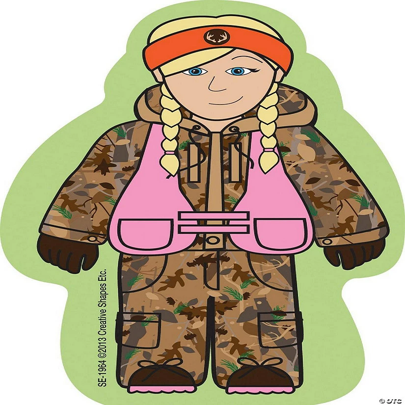 Best Sale 💯 Creative Shapes Etc. - Large Notepad - Camo Girl 🌟 - Image 2