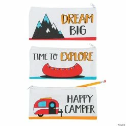 Outlet 🥰 Adventure Canvas Pencil Cases - 12 Pc. 🔔