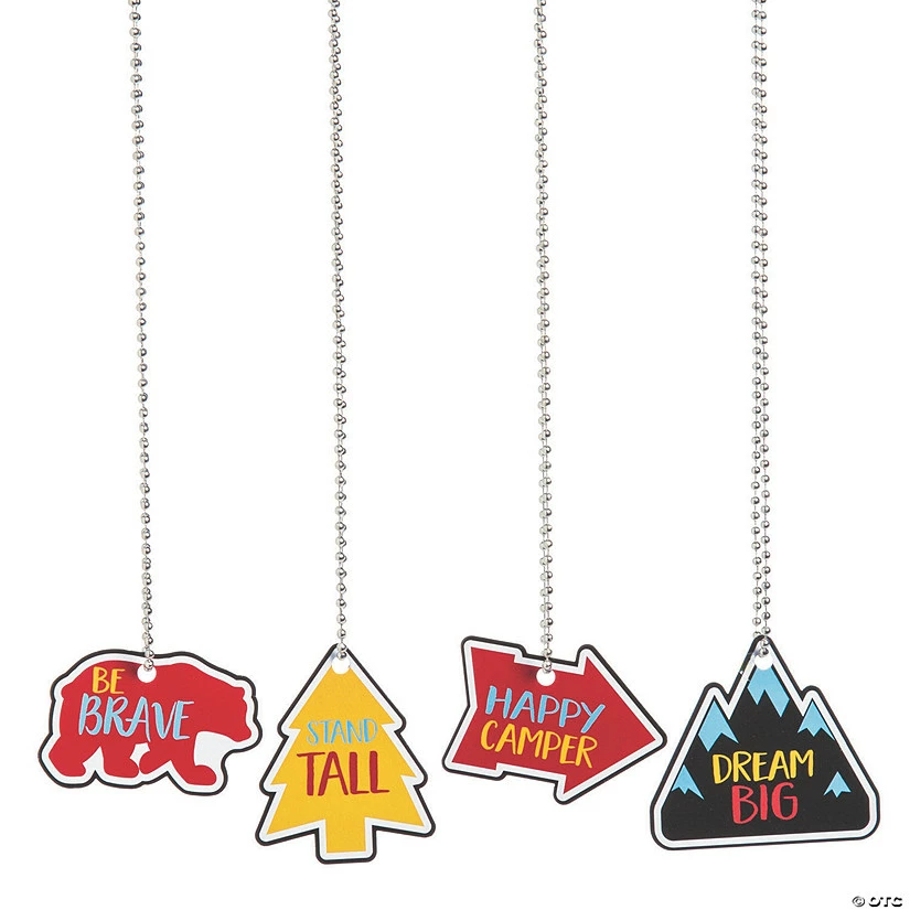 Promo 👏 Adventure 🦮 Dog Tag Necklaces - 12 Pc. 🥰