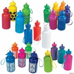 Promo 👏 Bulk Water Bottle Assortment - 60 Pc. 😀