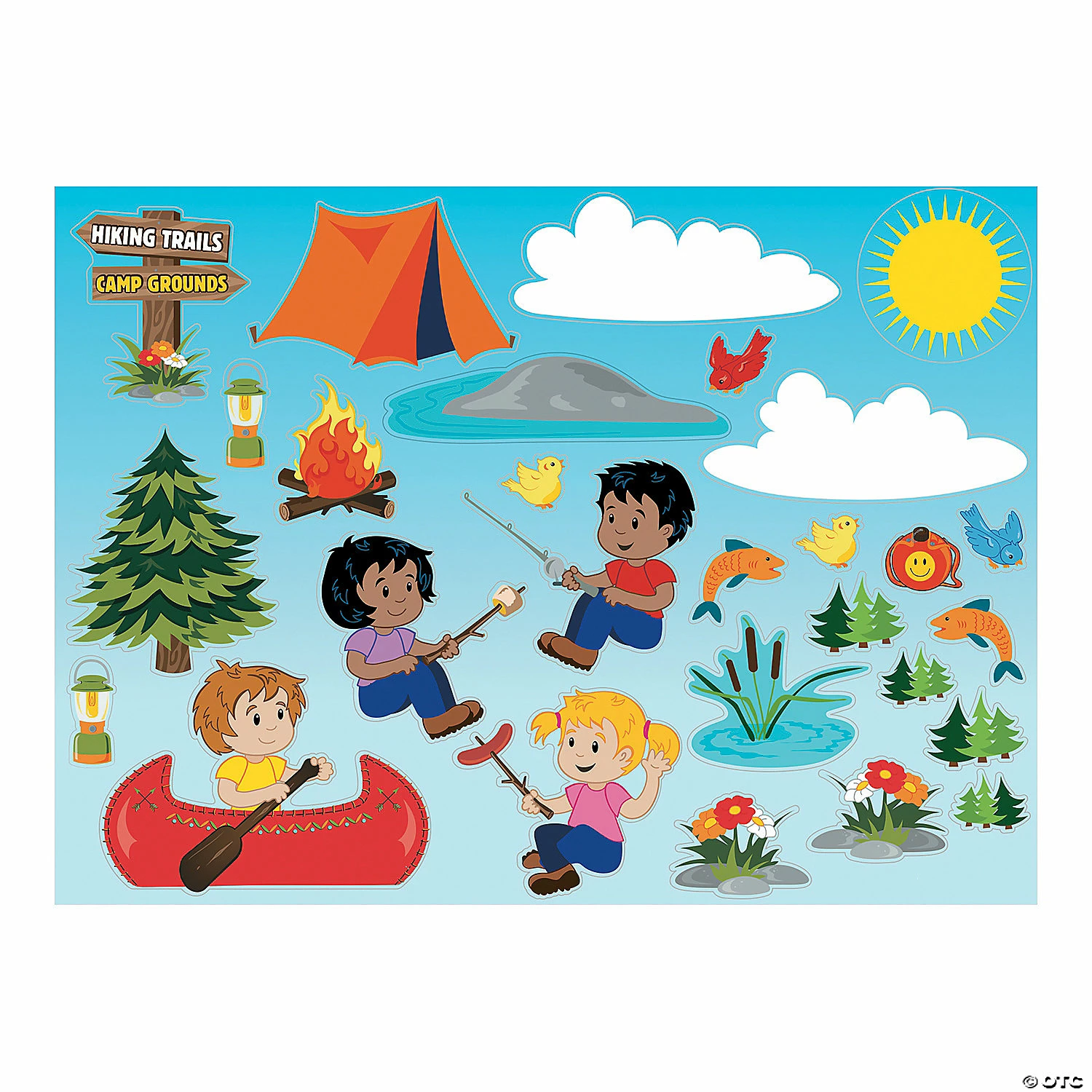 Wholesale 💯 Camp Mini Sticker Scenes - 12 Pc. 🧨 - Image 3