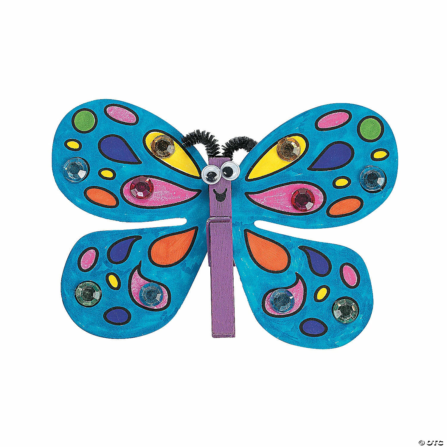 Best deal ๐ Clothespin Butterfly Magnet Craft Kit - Makes 12 ๐ฅ