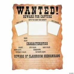 Flash Sale 🧨 Color Your Own All About Me Wanted Posters - 30 Pc. 🎁