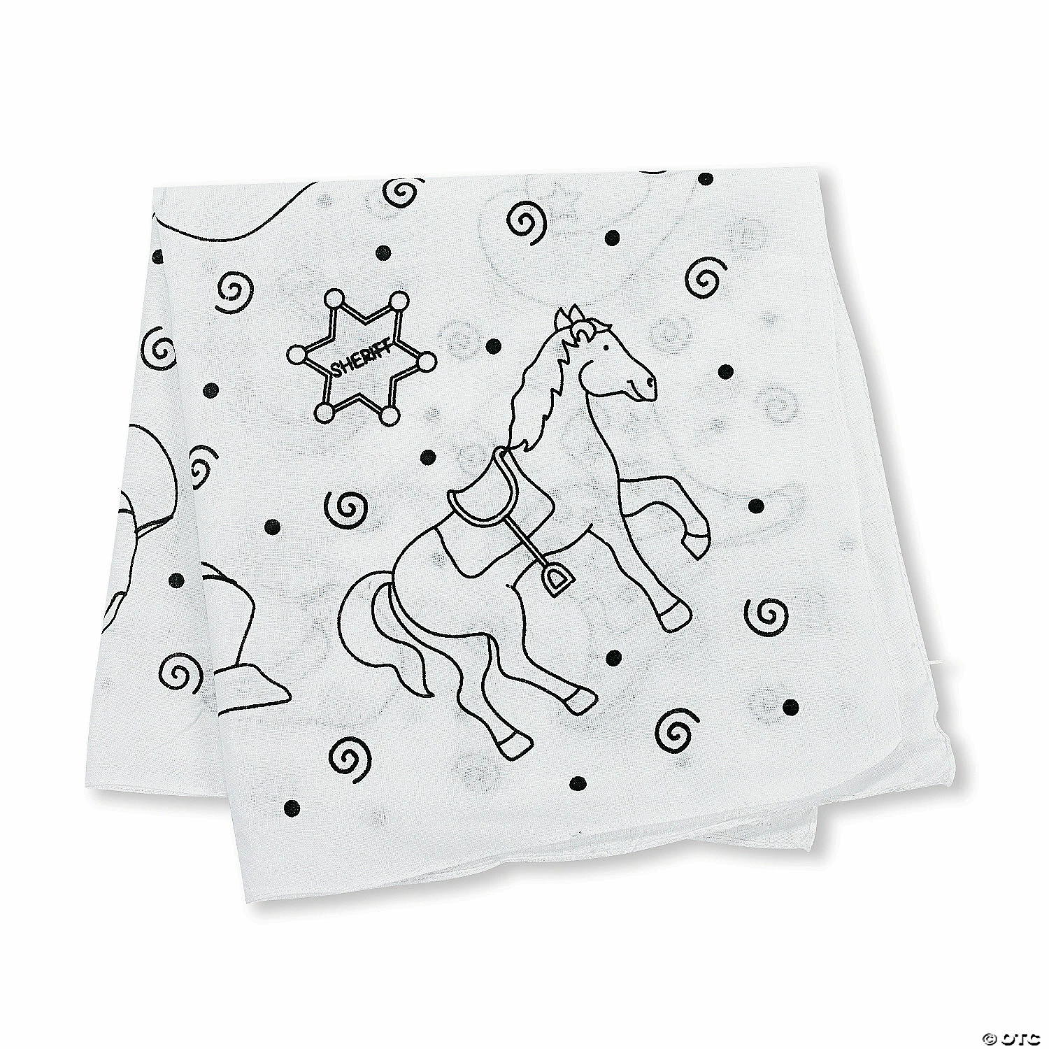Best Sale ๐ Color Your Own Western Bandanas - 12 Pc. ๐คฉ - Image 2