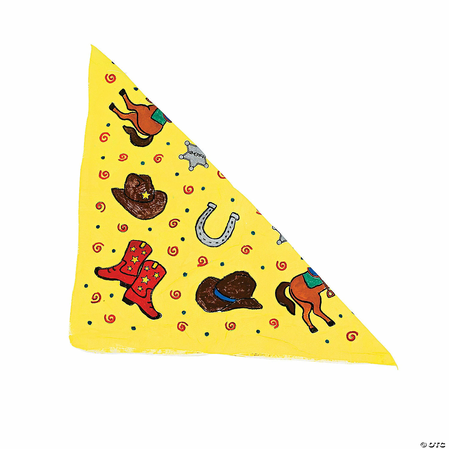 Best Sale ๐ Color Your Own Western Bandanas - 12 Pc. ๐คฉ