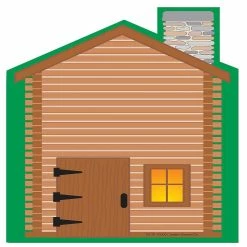 Cheapest 🎉 Creative Shapes Etc. - Large Notepad - Cabin 👍