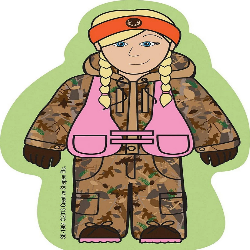 Best Sale 💯 Creative Shapes Etc. - Large Notepad - Camo Girl 🌟