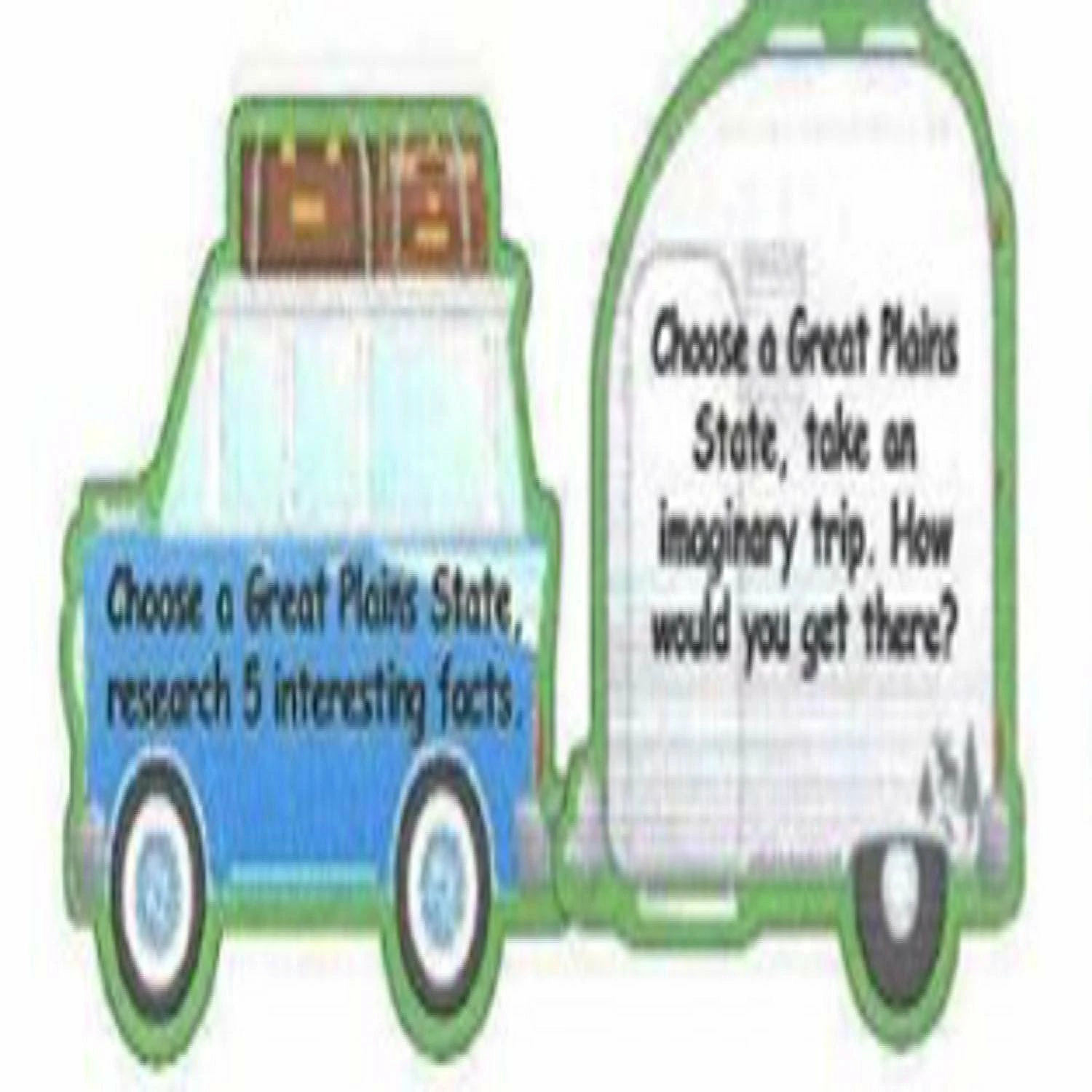 Deals ๐งจ Creative Shapes Etc. - Large Notepad - Camper โ - Image 2