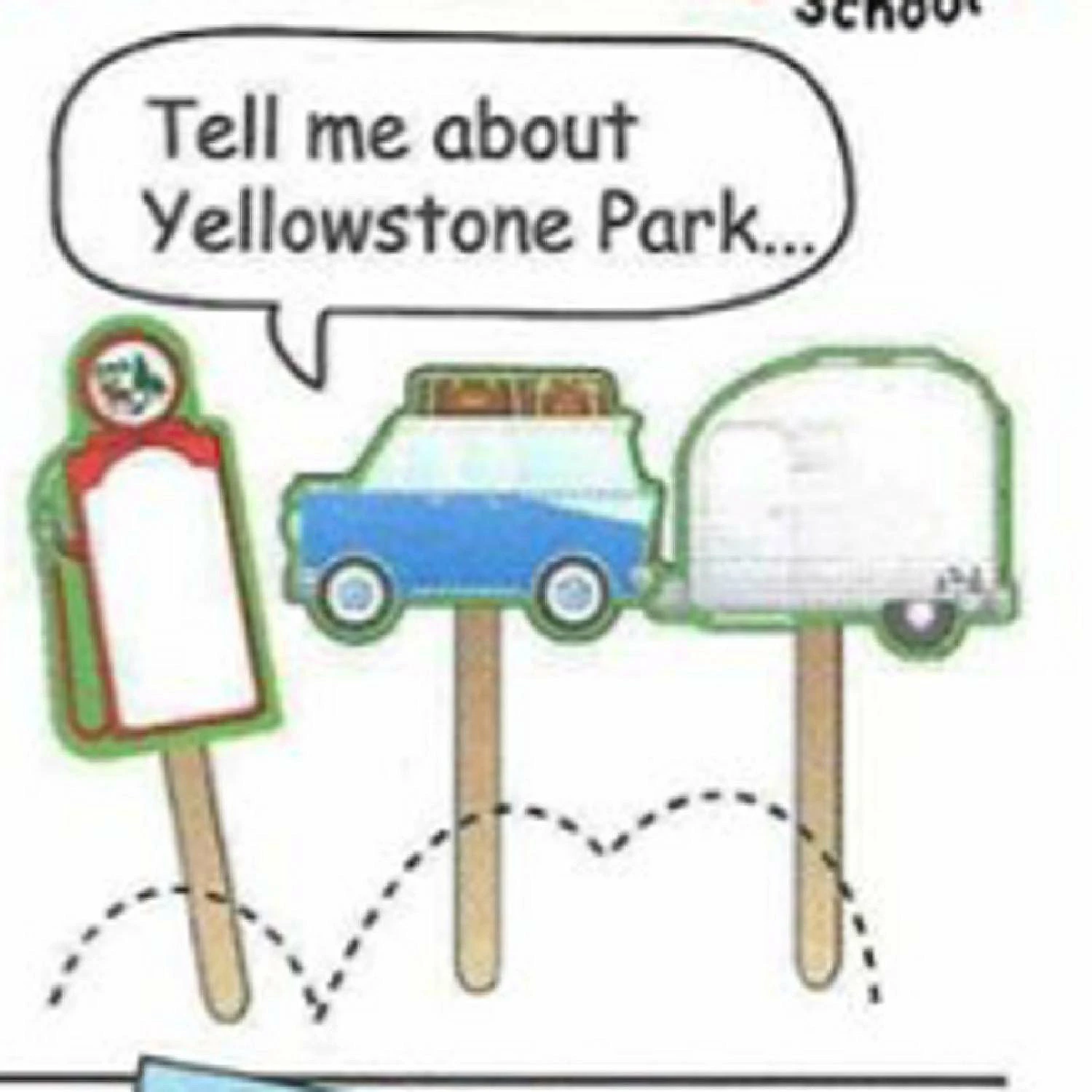 Deals ๐งจ Creative Shapes Etc. - Large Notepad - Camper โ - Image 3