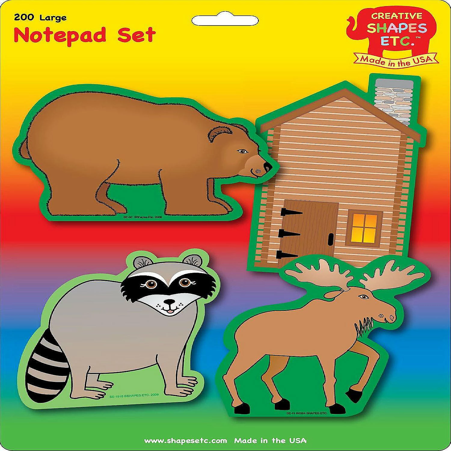 Budget โจ Creative Shapes Etc. - Large Notepad Set - Great Outdoors ๐
