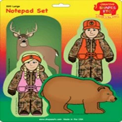 Promo 🛒 Creative Shapes Etc. - Large Notepad Set - Outdoors 🤩