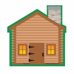 New ⌛ Creative Shapes Etc. - Mini Notepad - Cabin 🎁