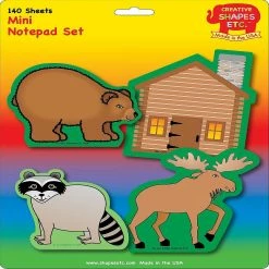 Outlet 🧨 Creative Shapes Etc. - Mini Notepad Set - Great Outdoors 🧨
