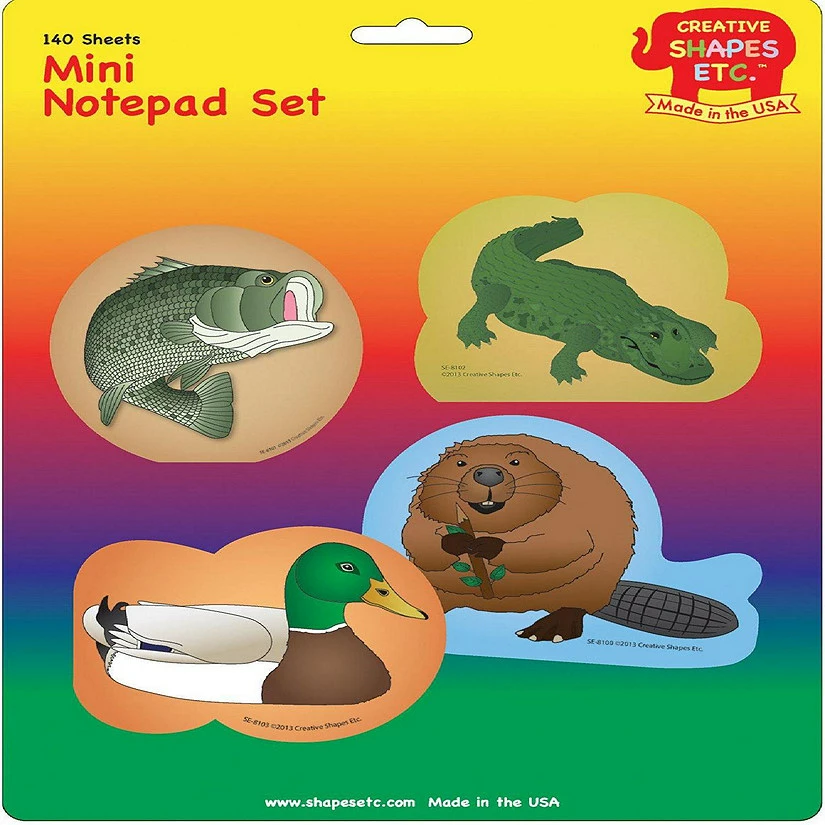 Cheap ๐ Creative Shapes Etc. - Mini Notepad Set - In-season Water ๐