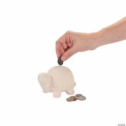 Budget 👏 DIY Ceramic Turtle Banks - 12 Pc. ✨