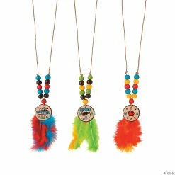 Buy 😉 Feather Necklace Craft Kit - Makes 12 ❤️