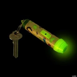 Budget ❤️ Glow-in-the-Dark Bug Flashlight Keychains - 12 Pc. 👍
