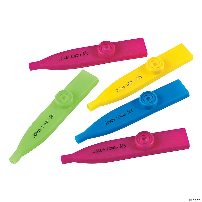 Hot Sale โจ โJesus Loves Meโ Kazoos - 12 Pc. ๐