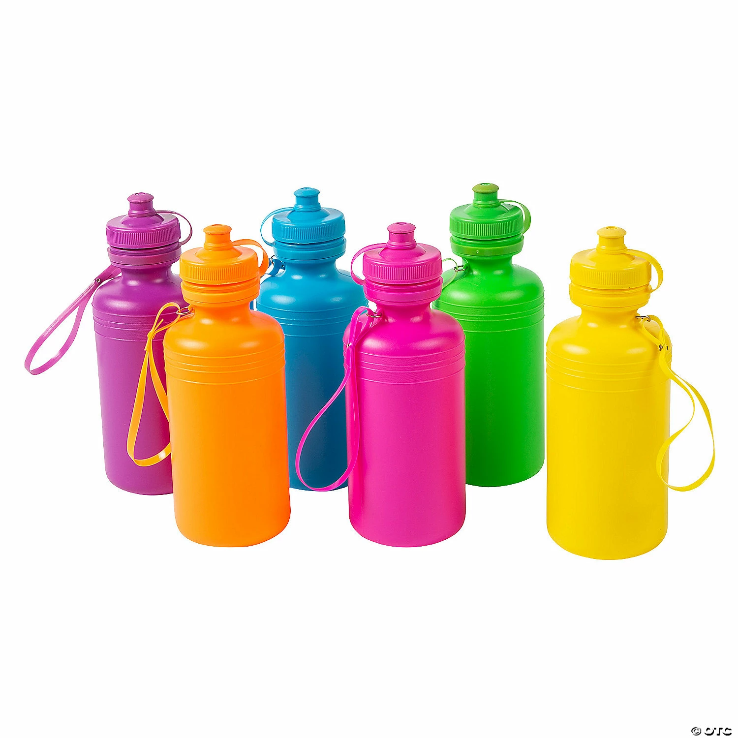 Discount 💯 Neon Plastic Water Bottles - 12 Pc. 🎁