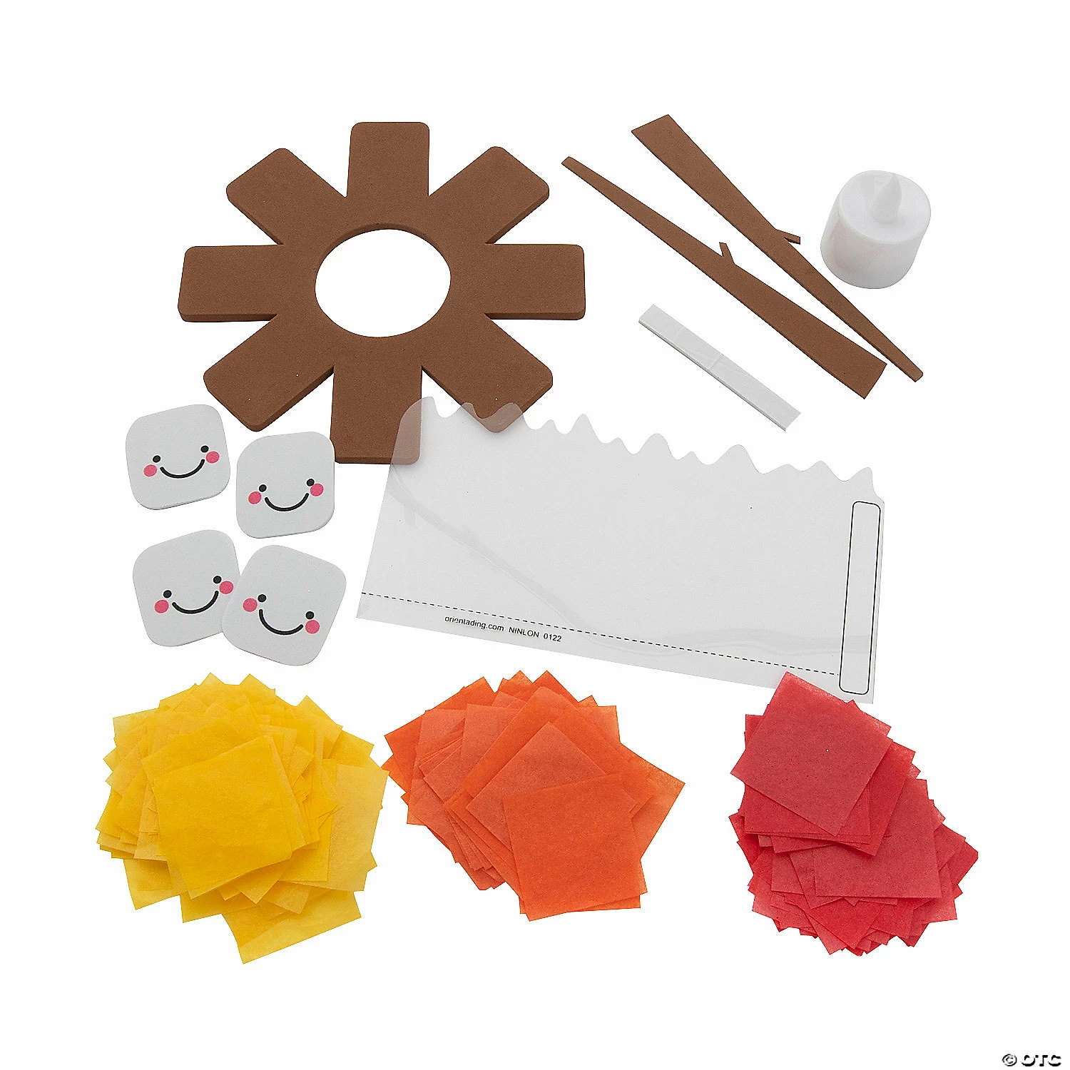 Coupon ๐ Silly Tissue Paper Campfire Craft Kit - Makes 6 ๐ฏ - Image 2