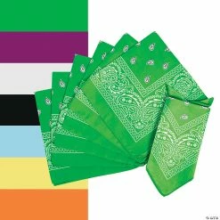 Wholesale 💯 Solid Color Bandanas - 12 Pc. 😀